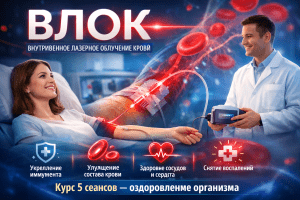Лечение ВЛОК оздоровление организма